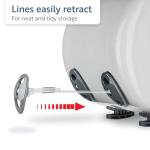 Minky Homecare Outdoor Retractable Dual Clothesline - Heavy Duty PVC Coated Line - Energy and Space Saving Removable Laundry Drying Line - 2 x 49 Feet