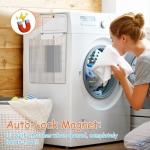 Sealegend Magnetic Lint Bin with Lid, Slim Trash Can, Storage Bins Perfect for Kitchen, Fridge, Cabinet, Bathroom, Laundry Room Organization, Clear