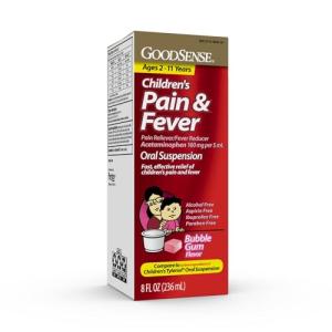 GoodSense Children's Acetaminophen Liquid, Bubble Gum