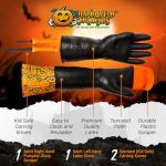 Halloween Pumpkin Carving Scraper Glove Kit