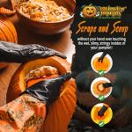 Halloween Pumpkin Carving Scraper Glove Kit