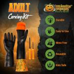 Halloween Pumpkin Carving Scraper Glove Kit