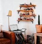 LEOPO Set of 6 Corner Floating Shelves