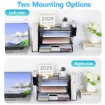 OPNICE 4‑Tier File Organizer w/ 2 Pen Holders