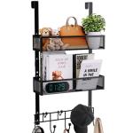 Over The Door Hooks Organizer with Baskets