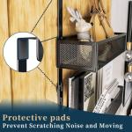 Over The Door Hooks Organizer with Baskets