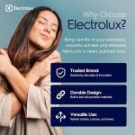 Electrolux Steamer for Clothes, 1500 Watt Portable Handheld Fabric and Garment Steamer with Lint Remover & Fabric Brush, Ultra-Fast Heat Up, 18 Min Continuous Steam for Powerful Wrinkle Remover, Black