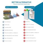 Products4Future® 4 Pack of 200g Naturally Activated Bamboo Charcoal Air Purifying Bags | Natural Home Deodorizer Bags | Charcoal Bags Odor Absorber For Pets | Odor Eliminator Air Freshener