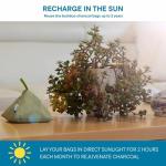 Products4Future® 4 Pack of 200g Naturally Activated Bamboo Charcoal Air Purifying Bags | Natural Home Deodorizer Bags | Charcoal Bags Odor Absorber For Pets | Odor Eliminator Air Freshener