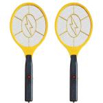 2 Pack Electric Fly Swatter, Handheld Bug Zapper Racket for Outdoor & Indoor, Tennis Mosquito Racket for Insect Battery Powered