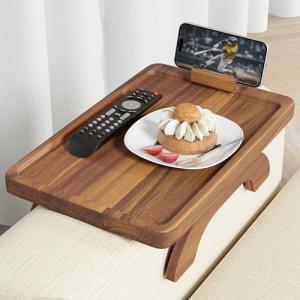 Clip-On Sofa Armrest Tray with Snack Table