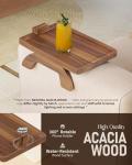Clip-On Sofa Armrest Tray with Snack Table