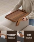 Clip-On Sofa Armrest Tray with Snack Table