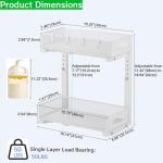 2-Pack Under Sink Organizer with Pull-Out Drawers