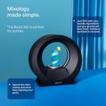 Home Bar Cocktail Drink Mixer, Margarita Cocktail Maker Machine, Cocktail and Mocktail Drink Maker, Easy to Use, App-Enabled Personalized Drinks - Barsys 360 Cocktail Mixer (Black)