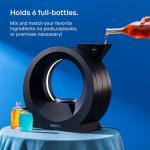 Home Bar Cocktail Drink Mixer, Margarita Cocktail Maker Machine, Cocktail and Mocktail Drink Maker, Easy to Use, App-Enabled Personalized Drinks - Barsys 360 Cocktail Mixer (Black)