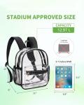 MAY TREE 12×11×5 Clear Stadium Backpack