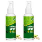 SCENTORINI Citronella Spray, DEET-Free, Natural Air Freshener Spray, 6.76 oz (2 Pack), Plant-Based Lemongrass Essential Oil, for Outdoor, Camping, Hiking, Traveling