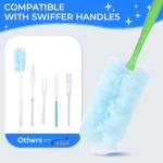 30PCS Disposable Dusters Refills Compatible with Swiffer,Bulk Heavy Duty 360 Degree Duster Replacement Head for Blinds Ceiling Fans and Furniture Dusting