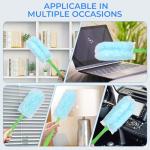 30PCS Disposable Dusters Refills Compatible with Swiffer,Bulk Heavy Duty 360 Degree Duster Replacement Head for Blinds Ceiling Fans and Furniture Dusting