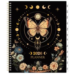 Academic Planner Butterfly Tabs Back Pocket