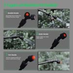 REALWORK 4-Gallon Backpack Sprayer with Padded Shoulder Strap for Pests & Weeds, Watering Garden, and Spraying Plants, in Translucent White