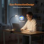 LEPOWER Clip-On Color Changeable Desk and Night Light