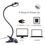 LEPOWER Clip-On Color Changeable Desk and Night Light