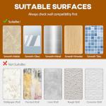 MAXIFFE 3-Pack Corner Shower Caddy Organizers - Black