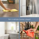 S&T INC. 100 Pack Microfiber Cleaning Cloth, Bulk Towels for Home, Reusable Microfiber Towels for Cars, Cleaning Rags, Assorted, 11.5 Inches x 11.5 Inches, 100 Count