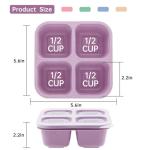 5 Pack Compartment Bento Lunch Box Set