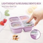 5 Pack Compartment Bento Lunch Box Set