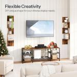 Set of 2 Wall-Mounted Corner Shelves