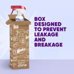 Windex Glass and Window Cleaner Spray Bottle, Ammonia Free, Packaging Designed to Prevent Leakage and Breaking, Surface Cleaning Spray, Crystal Rain Scent, 23 Fl Oz