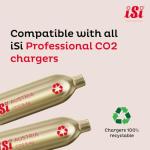 iSi North America Classic Sodamaker, 1 Quart - Stainless Steel Carbonation System for Sparkling Water, Fresh Beverages, Handcrafted Cocktails - Portable & Professional Soda Maker for Restaurant Use