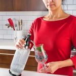 iSi North America Classic Sodamaker, 1 Quart - Stainless Steel Carbonation System for Sparkling Water, Fresh Beverages, Handcrafted Cocktails - Portable & Professional Soda Maker for Restaurant Use