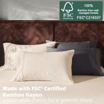 GOKOTTA Split King Sheets Set 5 Pieces, 100% Tanboocel® Rayon Derived from Bamboo Sheets Split King Size, Soft Breathable Sheets, 16" Deep Pocket Sheets with Elastic Corner Straps, Moisture Wicking