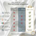 MATASSE Silk Eye Mask for Sleeping with Adjustable Elastic Band - 3D Contoured, Eye Cover Sleep Mask w/Genuine Mulberry Silk Including The Strap for Women, Men (Black)