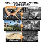 Screen House Mesh Tent, 10 x10 FT Pop Up Outdoor Gazebo with Sun Shade Mosquito Net for Backyard Garden, Beige