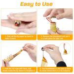 Glovv 24 Pack Sticky Fly Trap Indoor, Flies Strips Indoor Outdoor Hanging Paper Rolls for Home, Bug & Fruit Gnat Ribbons Tape Killer Catcher for Kitchen, Flying Insect Trap for Winged Insect, Mosquito