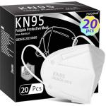 Hotodeal 20 PCS KN95 Face Mask - 5 Layers