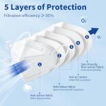 Hotodeal 20 PCS KN95 Face Mask - 5 Layers