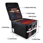 Fireproof File Organizer Box with Lock - Portable Safe