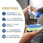 Bar Keepers Friend Cooktop Cleaner (2 x13 oz) + Scraper - Multipurpose Liquid Stovetop Cleanser, Safe for Use on Glass & Ceramic Cooking Surfaces, Copper, Brass, Chrome, Stainless Steel & Porcelain