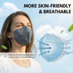 Kingfa KN95 Masks - Pack of 10 Grey