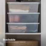 IRIS 50 Qt Under Bed Storage Bin with Lids