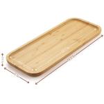 Bamboo Bathroom Vanity Tray for Stylish Organizing