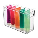 Stackable Plastic Kitchen Organizer Bin with Handles