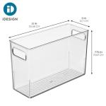 Stackable Plastic Kitchen Organizer Bin with Handles