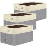 3 Pack Fabric Storage Bins for Organized Closets